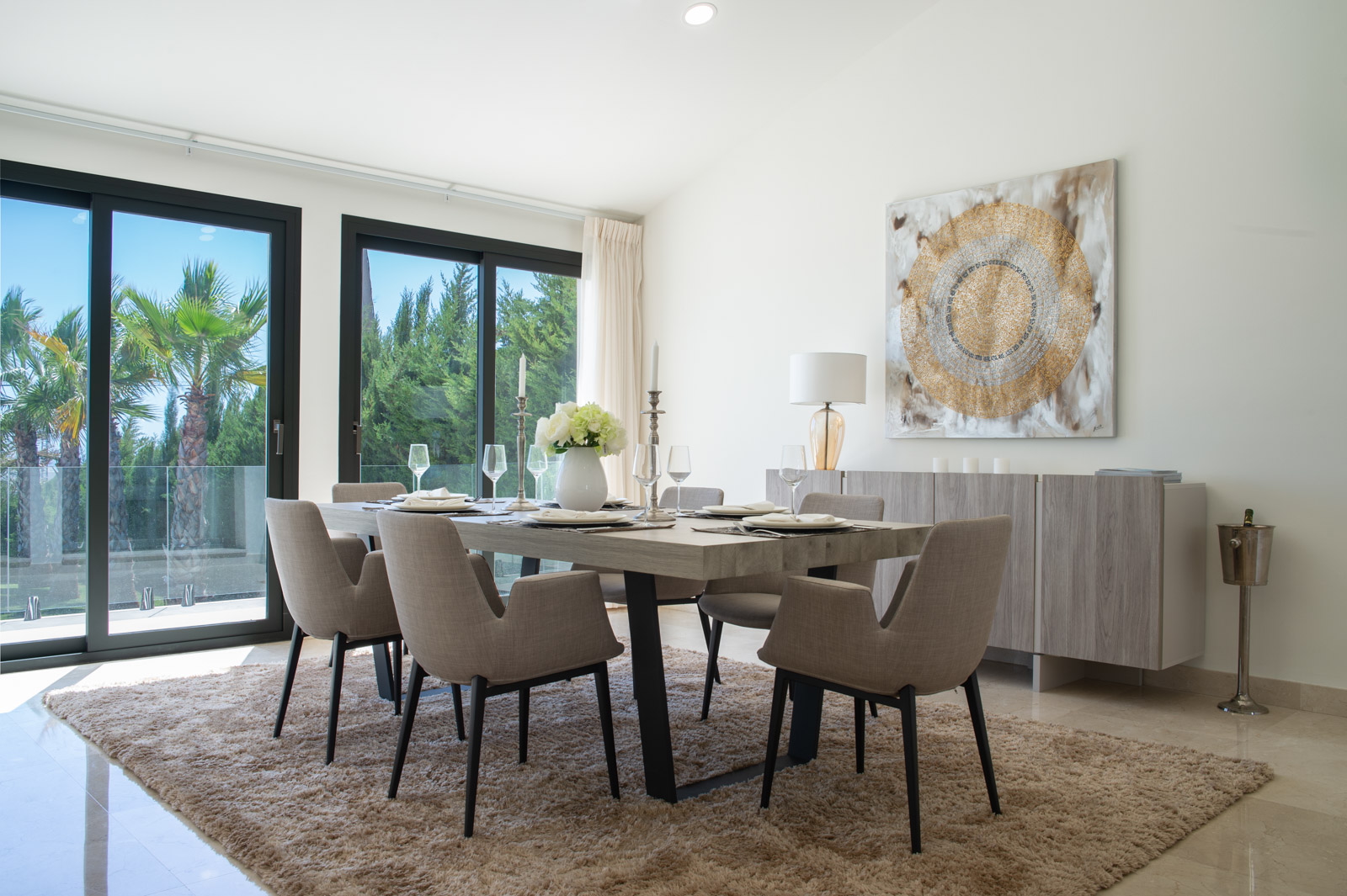 Villa 10 Palms in Estepona - Essbereich
