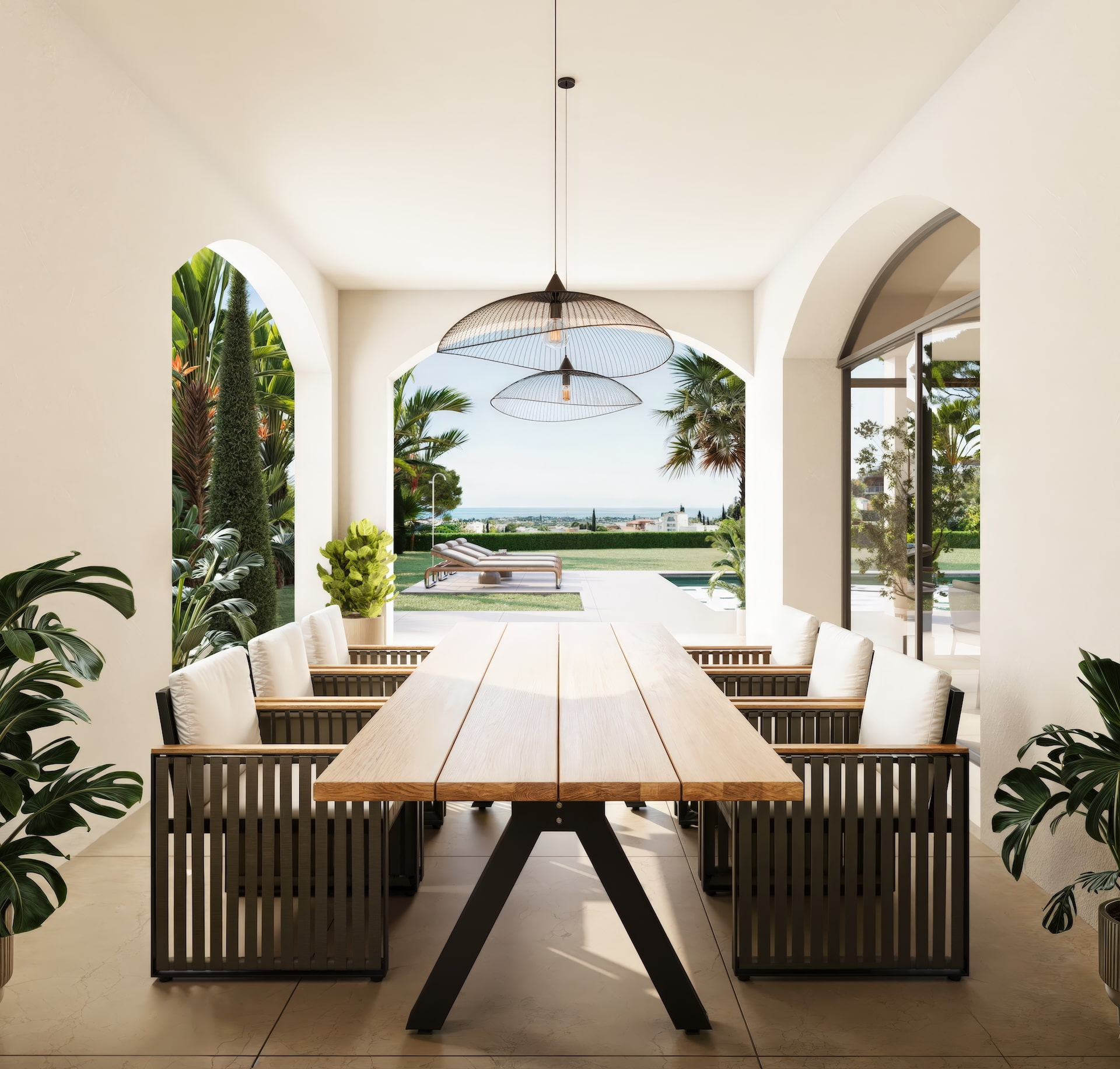 Villa Emerald bei Marbella - Veranda