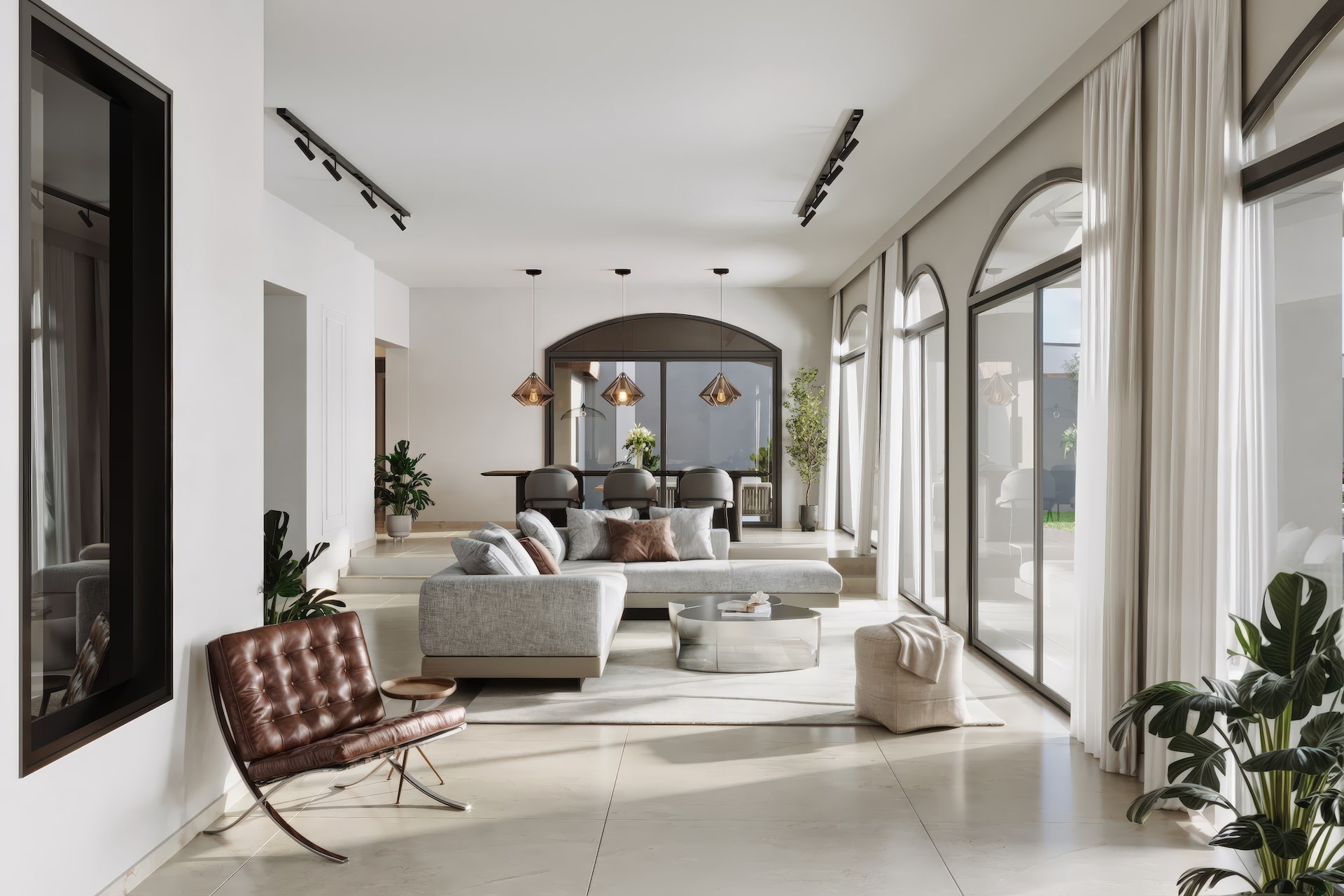 Villa Emerald bei Marbella - Wohn-Esszimmer
