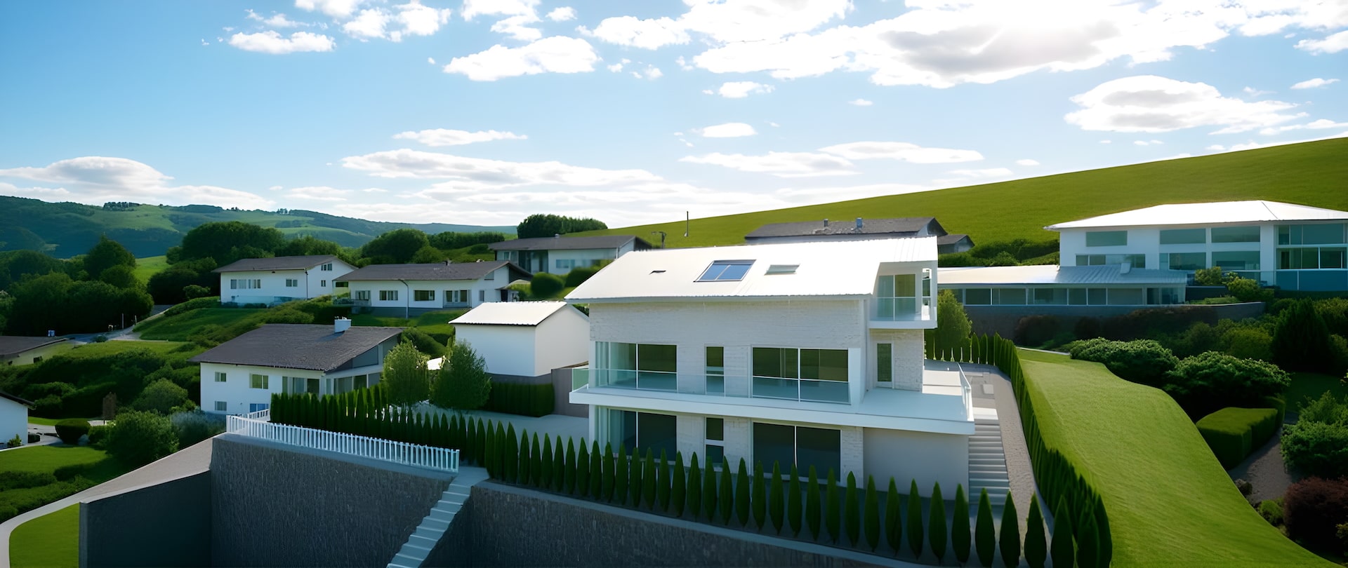 Umbau Einfamilienhaus mit Einliegerwohnung im Bezirk Höfe: Aussenansicht Landblick