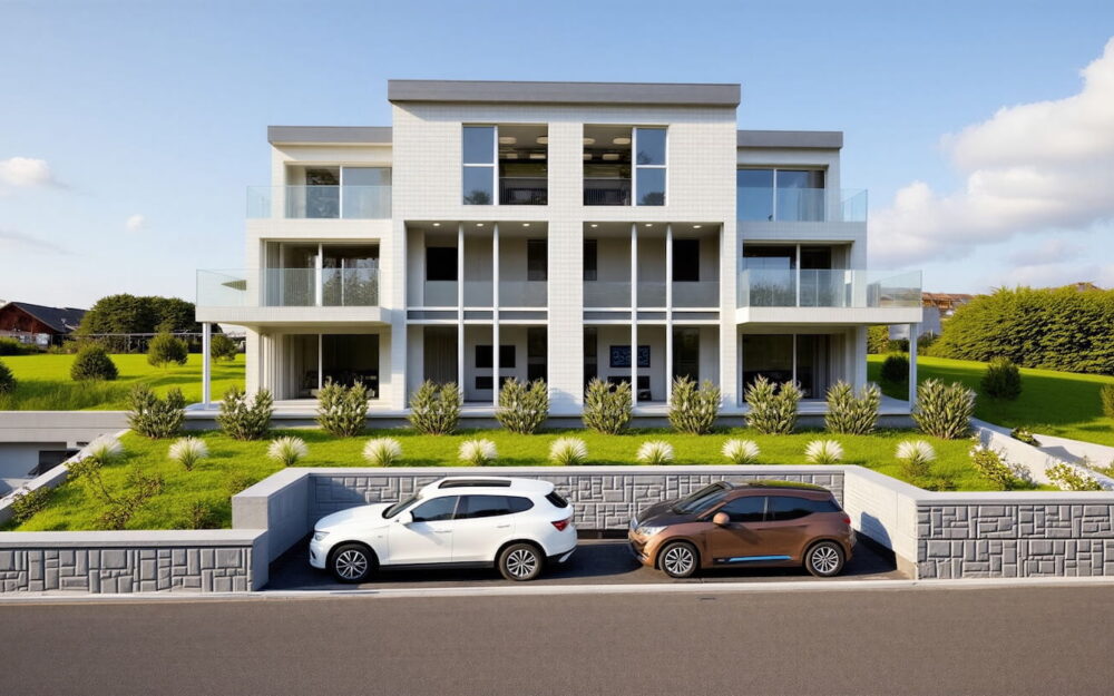 Projektstudie Neubau Zweifamilienhaus im Bezirk Horgen - Ost