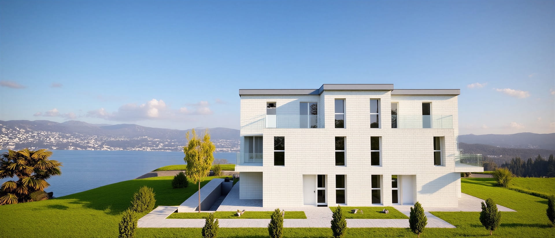 Projektstudie Neubau Zweifamilienhaus im Bezirk Horgen - West